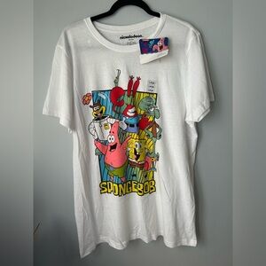 Nickelodeon SpongeBob graphic tshirt size large NWT